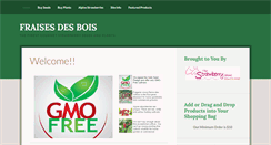 Desktop Screenshot of fraisesdesbois.com