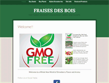 Tablet Screenshot of fraisesdesbois.com